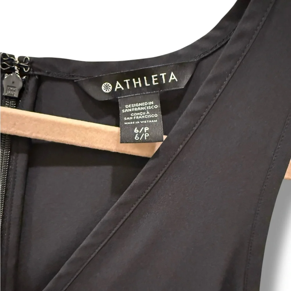 Athleta Sleek Black Sleeveless Jumpsuit - Picture 3 of 3
